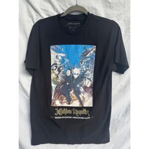 Jujutsu Kaisen Shirt Mens M Black Hidden Inventory Premature Death Anime Manga